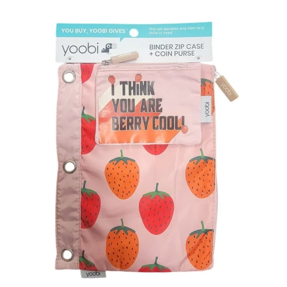 Yoobi Binder Zip Case & Coin Purse - 